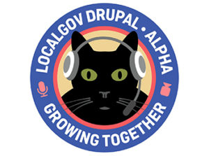 The LocalGov Drupal alpha project mission sticker