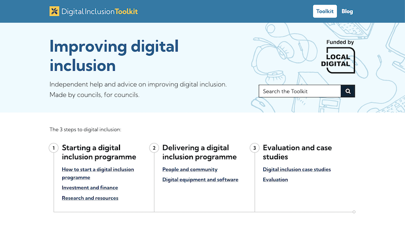 Digital Inclusion Toolkit website.