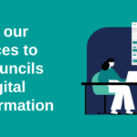 Featured image for our Resources webpage. Text contains: Access our resources to help councils with digital transformation