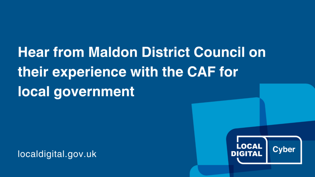 Hear from Maldon District Council on their experience with the CAF for local government