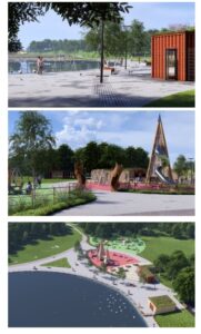 3D graphics bringing to life proposed improvements to Killingworth Lake